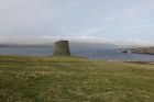 In land from the broch