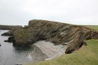Looking back towards the cliff